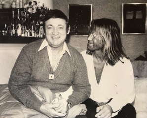 Artist Lucas meeting pianist Georges Cziffra - A moment of artistic sharing and inspiration.